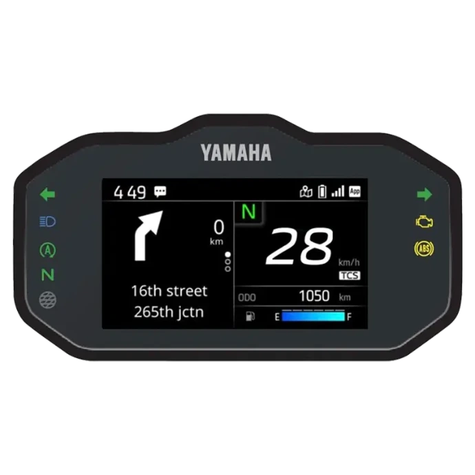 Yamaha FZS FI Hybrid TFT Display with Navigation  Image 5: Engine &amp; Hybrid Casing (engine.webp)