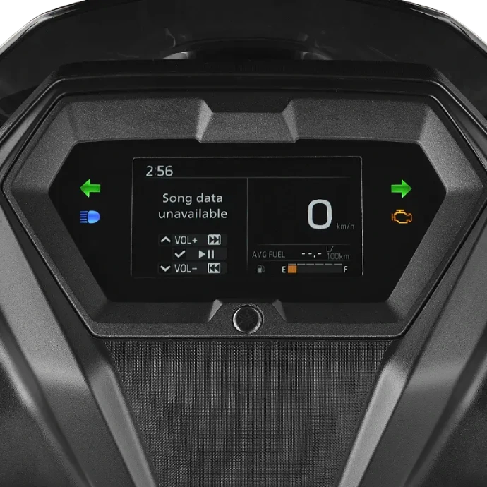 Yamaha RayZR Street Rally TFT display
